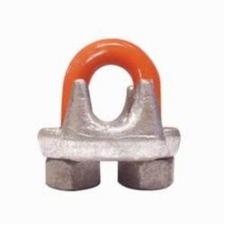CM Wire Rope Clip, 14 In Dia, Forged Steel, 2 Clips, 434 In Rope Turn Back M246